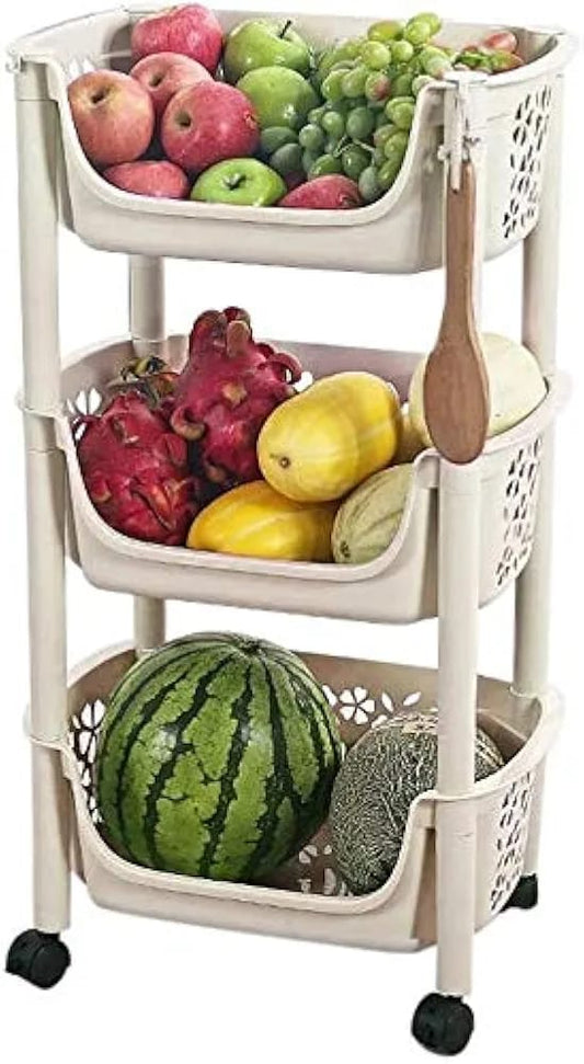 Multipurpose 3-Layer Vegetable Rack