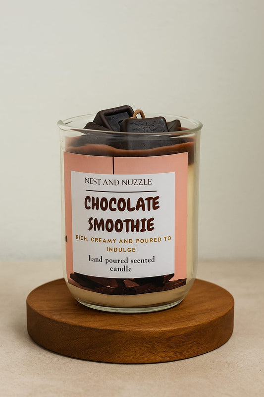 chocolate smoothie – Dessert-Inspired, Hand-Poured Candle - Nest and Nuzzle