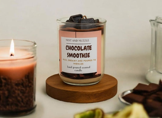 Chocolate smoothie – Dessert-Inspired, Hand-Poured Candle - Nest and Nuzzle