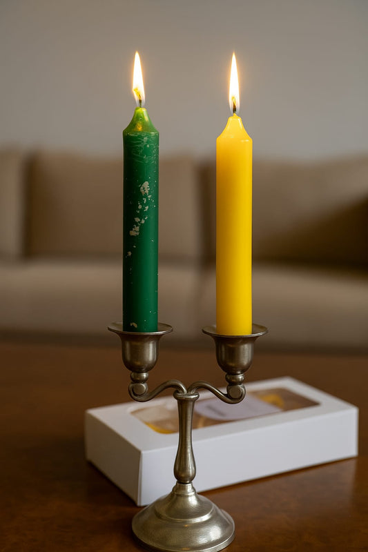 Ever glow taper candles