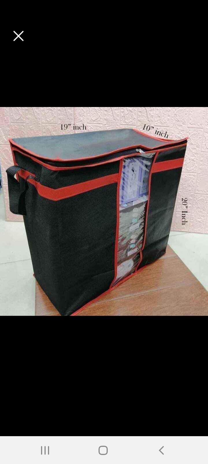 Black Bag with Red Outline