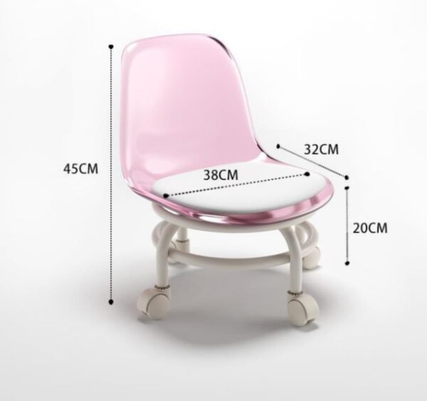 Acrylic Transparent 360 MovinG Chair - Nest and Nuzzle