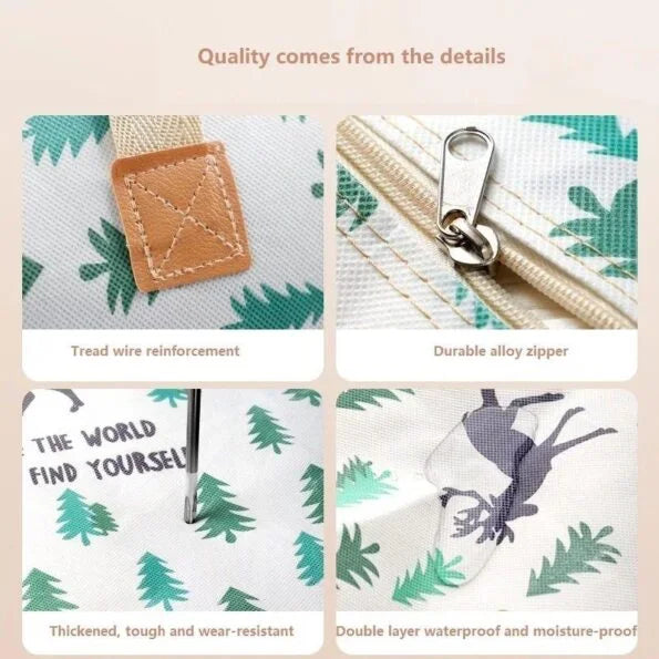 High Capacity Waterproof Foldable Storage Bag - Nest and Nuzzle