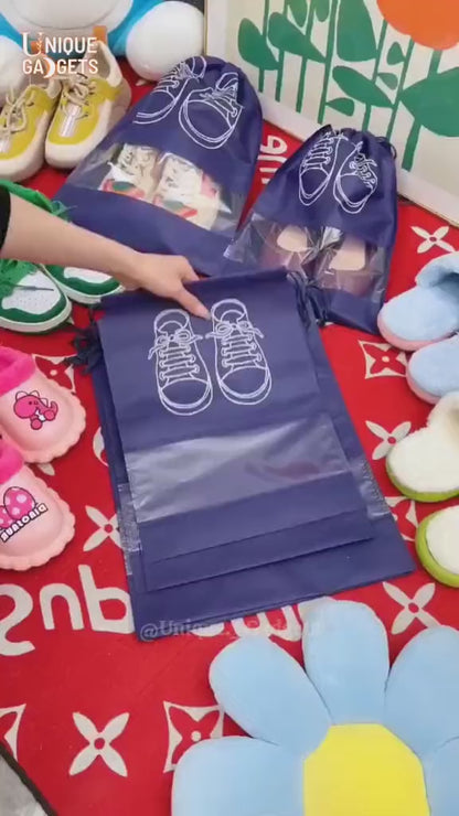 SHOE POUCH GRAY
