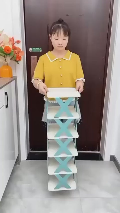 X SHOE RACK.