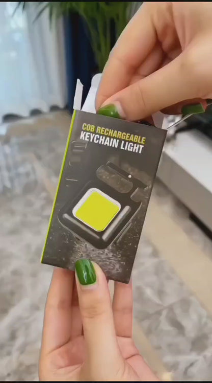 Rechargeable Metal Keychain Light