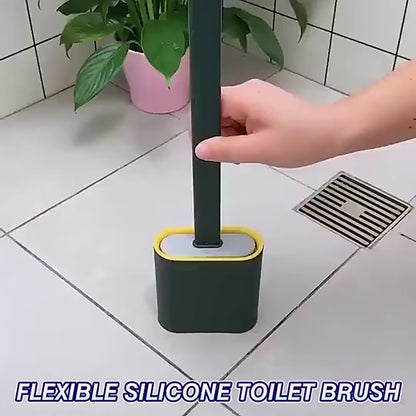 Silicone toilet brush